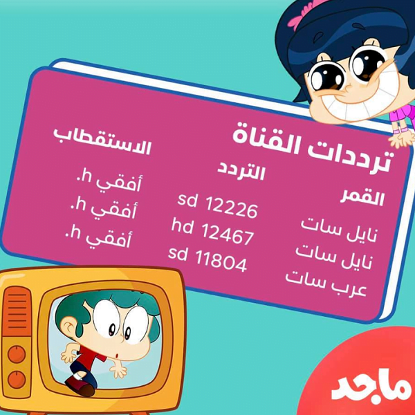 أضبط الآن تردد قناة ماجد للأطفال 2024 Majid kids علي النايل وعرب سات