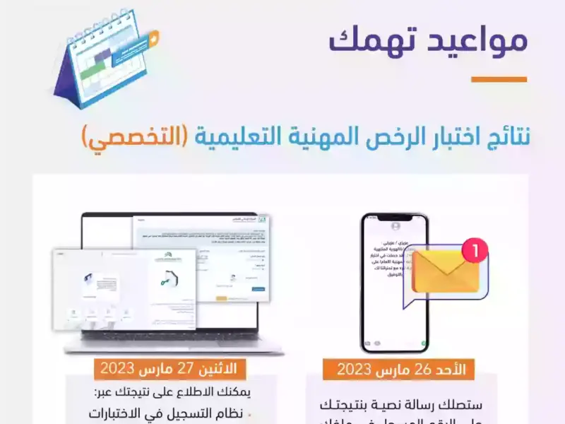 رابط الإستعلام عن نتائج الرخصة المهنية للمعلمين في المملكة عبر هيئة تقويم التعليم والتدريب 2024